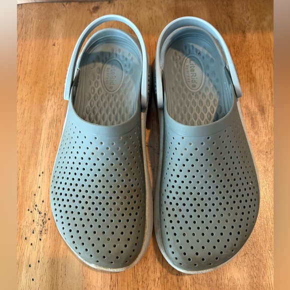 CROCS | Shoes | Crocs Life Ride M5 W7 Clogs Gray Casual Sandals Shoes ...